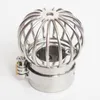 Testiklar Chastity Cage Stainless Steel Ball Sträckare Scrotum Stretching Bondage Stealth Lock Device Sexleksaker för män