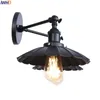 벽 램프 IWH의 블랙 레트로 빈티지 조명기구 계단 조명 2 헤드 에디슨 LED 조명 SCONCE WANDLAMP LAMPARAS DE PARED