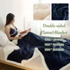 Koce Double Zagęścić Lamb Kaszmiru Koc Do łóżka Sofa Zima Ciepłe Przytulne Rzuty Office Cover Coral Polece Bedspread