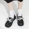 Dress Shoes Mary Jane Small Leather Female Autumn 2021 Students British Style Japanese One-legged Single-shoe JK Loafers