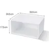 Dust proof shoe box storage boxes transparent drawer type shoes storages plastic rack containers cabinet1259492