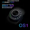 미니 더블 OS1 진동 흉터 픽업 디지털 제어 블루투스 5.0 어쿠스틱 프리 앰프 EQ 리버브 코러스 지연 및 마이크 기능