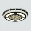 Woonkamer lamp luxe ronde plafond eenvoudige moderne hal luxueuze sfeer creatieve kristallen lichten