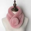 冬の新しい模倣のウサギの毛皮のスカーフファッションの色の暖かい豪華なビブ暖かい柔らかいスカーフ大きなボールの毛皮のカラースカーフH0923