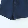 Sommar Jeans Shorts Black Denim Skinny Woman Sexy High Waist Streetwear 210421