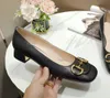 2021 Summer Beach Women Shoes fashion 100% leather Flat Belt buckle Casual Sandals lady Metal cowhide letter Work Dress shoe black white Large size 35-41-42 us4-US10-us11