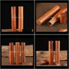 Other Accessories Household Sundries Home & Garden Drop Delivery 2021 Natural Wood Cigar Tube Stash Storage Bottle Seal Case Portable Handmad
