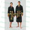 7 kleuren 100% katoen klassieke mannen vrouwen nachtkleding paar pak home jobes unisex hotel luxurys badjas hoge kwaliteit pyjama lange mouwen designer nachthemd K1739