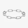 100% 925 Sterling Zilver ME Link Chain Armband voor Vrouwen Mode-sieraden Valentijnsdag Gift2688