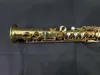 95% Kopiera Mark VI Sax Model Gold Lecqued B Flat sopran Saxofon med tillbehör