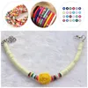 Earrings & Necklace 4800Pcs Premium Polymer Clay Beads 24 Bright Colors Flat Round Spacer Beads, Handmade Loose Ceramic Vinyl Disc DIY