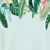 Творческая ручная роспись растения зеленый листья банановых листьев фото обои для гостиной спальня украшения росписи папируя де пара 3DGood Quattity