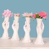 Ceramic Vase Home Decor Flower Pots Planter Banana Home Furnishing Kitchen Restaurant Decoration Vase Creative Home Decor vase 210409