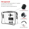 High Quality Clear Carry On Travel Toiletry Bag For Businessrip Holiday Environmentally Friendly Cosmetic Bags & Cases