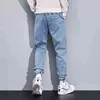 Spring Autumn Plus Size Baggy Jeans Men Black Blue Stretch Cotton Denim Joggers Cargo Pants Casual Loose Harem Jean Trousers 8XL 211111