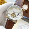 2023 New Luxury Mens Watches Large Flywheel Five Stitches 44mm Size Automatic Mechanical Watch Phase High Qualit