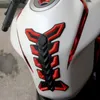 Pegatina de tanque de motocicleta 3D, Protector de almohadilla de tanque de combustible y Gas de goma, pegatinas adhesivas para Honda Yamaha Kawasaki Suzuki