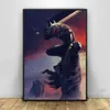 Berserk Plakat Japan Anime Art Silk Plakat Decor Wall Drukuje Quadro cuadros H11106607530