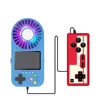 Fan Handheld Game Console Can Store 500 Classic Games With LED Lights Desktop Stand Third Gear Wind Retro Portable Players