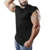 Marka Fitness Mężczyźni Odzież Letnie Gyms Tank Top Canotte Kulturystyka Koszula Bez Rękawów Solidna Kamizelka Mięśniowa Mężczyzna Atlet 210421