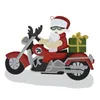 Family Christmas Pendant Ornament DIY Decor Gift Santa Claus Motorcycle Xmas Tree Decorating Creative Resin Hanging Pendants