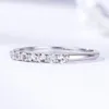 Kuololit 100% Natural Moissanite Topaz Gemstones Ring for Women Solid 925 Sterling Silver Wedding Band Gifts Fine Jewelry