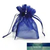 Presente Envoltório 50 pcs presentes sacos 13x18cm Organza pequena para embalagem expositor saco de armazenamento bolsas de casamento jóias natal 5z1 preço de fábrica especialista mais recente