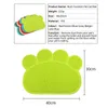 Cat Beds & Furniture PVC Litter Mats Cute Floor Non-slip For Kitten Fiber Pet Placemat Feeding Supplies Waterproof