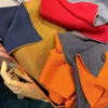 Moda Tasarımcısı Eşarp Adam için Trendy Mektup H Lüks Saf Renk Zarif Yumuşak Yün Ipek Eşarplar Şal Boyun Wrap Sapeee