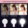 Universele Mini Party Feestelijke Selfie Lamp Mobiele Telefoon Lens Draagbare Flash Ring LED Lichtgevende Ring Clip Light voor iPhone 8 7 6 Plus Samsung