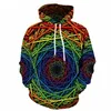 Sweats à capuche pour hommes Sweats 3d Tree Hommes Sweat à capuche abstrait Anime Galaxy Sweat imprimé Sweat à capuche coloré