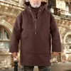 Men's Jackets Casual Hoodie Long Sleeves Sweatshirt Coat Tracksuit Jacket Sweater Top Vintage Warm Vestes Coats M-5XL Winter Men