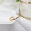 S925 Silver Punk Band Ring in Three Color Plated for Women Wedding Jewelry Gift Have Vele Bag PS4518224M