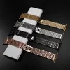 Smart Straps Luxury Smart Strap for apple watch Ultra 49mm 8 7 6 band 41mm 45mm 44mm 40mm bands 42mm 38mm stainless steel watchband metal Bracelet Fit iwatch SE 5 4 3 3844 m