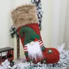 Weihnachtsdekorationen Strumpf Geschenk Tasche Große Süßigkeiten Baum Dekoration Socke Weihnachten Hängende Gesichtslose Gnome Aktien