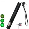 Pekare Gadgets Electronics 10000m 532nm Green Sight Pointer Powerf Justerbar Fokus Lazer med Laser Pen Head Burni Qylhmx Drop 4538575