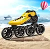 Speed Inline Skates Carbon Fiber Racing Skating Patines Professional 4*100/110mm Competition Skates 4 Wheels with high quality1