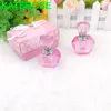 50PCS WeddingBridal Shower Favors Rose Cristal Bouteille De Parfum Poche Mini Parfum-Bouteille Demoiselle D'honneur Retour Cadeau