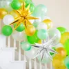 Patlama Yıldız Balon Doğum Günü Partisi Açılış Töreni Düğün Dekorasyon Su Damlası Koni Folyo Balonlar Partys Malzemeleri
