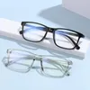 Lunettes de soleil de mode Frames des lunettes de prescription optiques pour atténuer la fatigue oculaire numérique et les lunettes de blocage de lumière bleue Frame des hommes