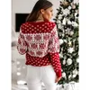 Women's Sweaters 2021 Women Autumn Winter Christmas Sweater Ladies Knitted Jumper Pullover Snowflake And Pullovers