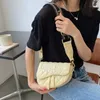 Вечерние сумки Широкий ремешок стеганый стеганый седловой плеча для женщин бренд дизайнер роскошные маленькие дамы кошельки и сумочки 2021