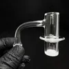 New Beracky Full Weld Smoking Beveled Edge Faceted Quartz Banger 2.5mm Wall 20mmOD Seamless Welded Nails For Glass Water Bongs Dab Rigs