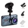 Dash Cam Car DVR Камера 4 дюйма Full HD 1080P Привод Видеорегистратор Регистратор Авто Dashboard Dual Dashcam Black DVRS Box 2021