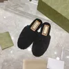 2021 designers latest fashion womens slippers sandals real animal hair material soft and comfortable luxury custom logo35-40