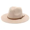 Panama Chapeau De Paille Femmes Chapeaux De Soleil Dames Dames Printemps Été Chapeau De Soleil Hommes Casquette À Large Bord Hommes Casquettes De Jazz Femme Mode En Plein Air Mer Plage Chapeaux De Soleil Homme Chapeau