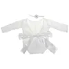 Ensembles de vêtements 1 Set Born Pography Props Baby Girl Lace Romper Infant Po Clothes