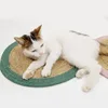 36 cm Cat Scratch Board Natural Scratching Mat Claw Care Scratcher Pad Tessuto a mano in cotone Deep Sleep Mobili per letti per animali domestici