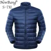 Bang Plus 6XL 7XL Chaqueta de plumón para hombre de gran tamaño ultraligero para hombre rompevientos de pato ligero abrigos de plumas 210910