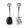 YYJFF D0292 Zircon Belly Navel Stud Mix Colors